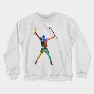 Hockey Player Crewneck Sweatshirt